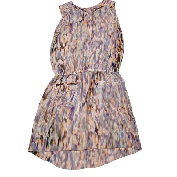 A.L.C. Silk Dress Watercolor XS - Picture 2 of 6